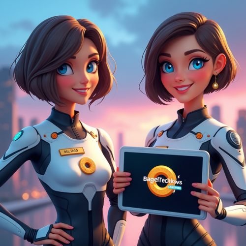 kristine mitchell bageltechnews social media