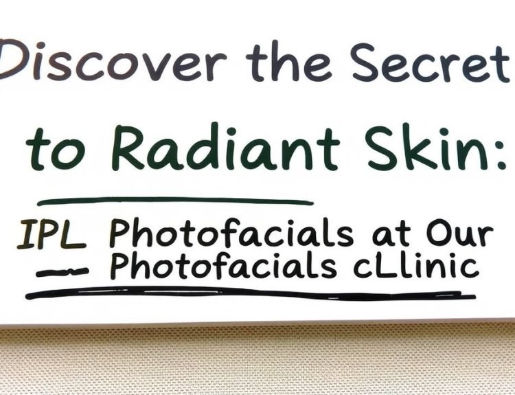 Discover the Secret to Radiant Skin: IPL Photofacials at Our Photofacials Clinic in Oakville