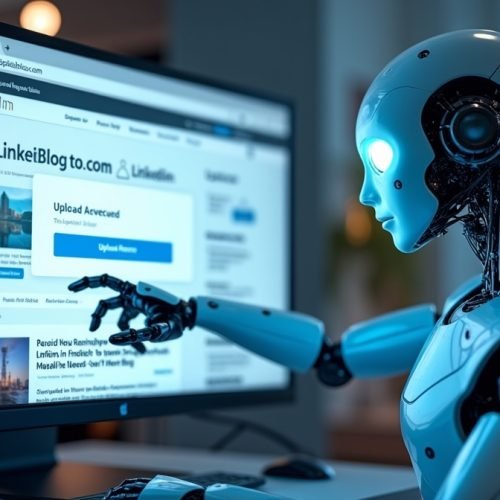 how to uploadblog on linkedin by uploadblog .com