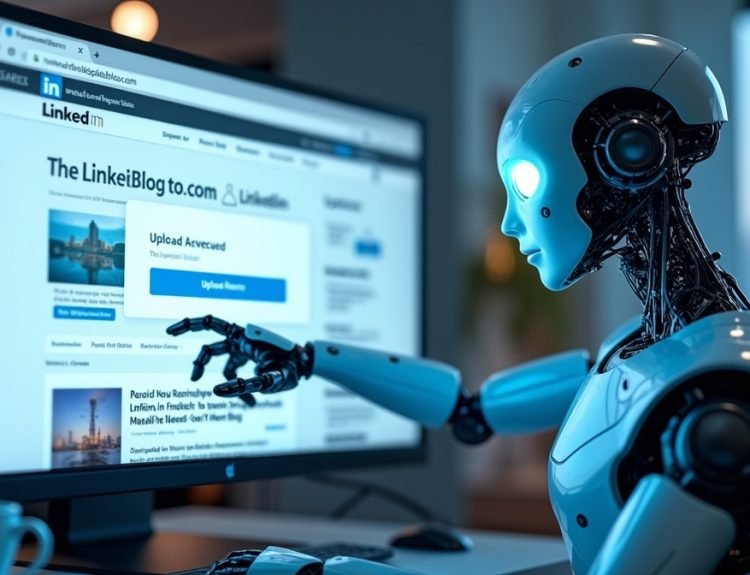 how to uploadblog on linkedin by uploadblog .com