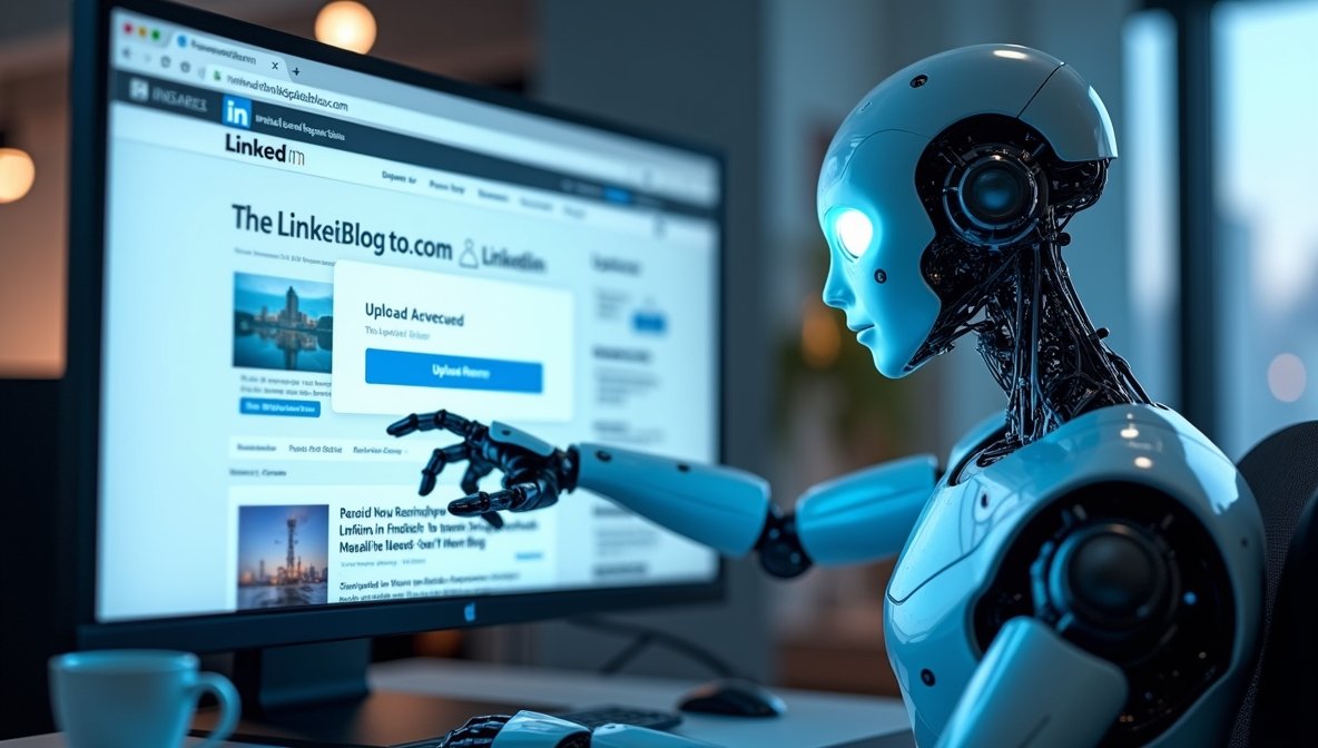 how to uploadblog on linkedin by uploadblog .com