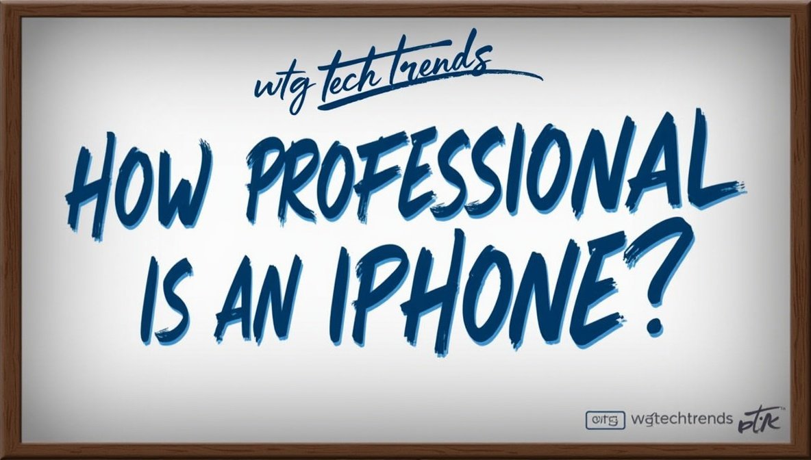 how professional is an iphone wtgtechtrends